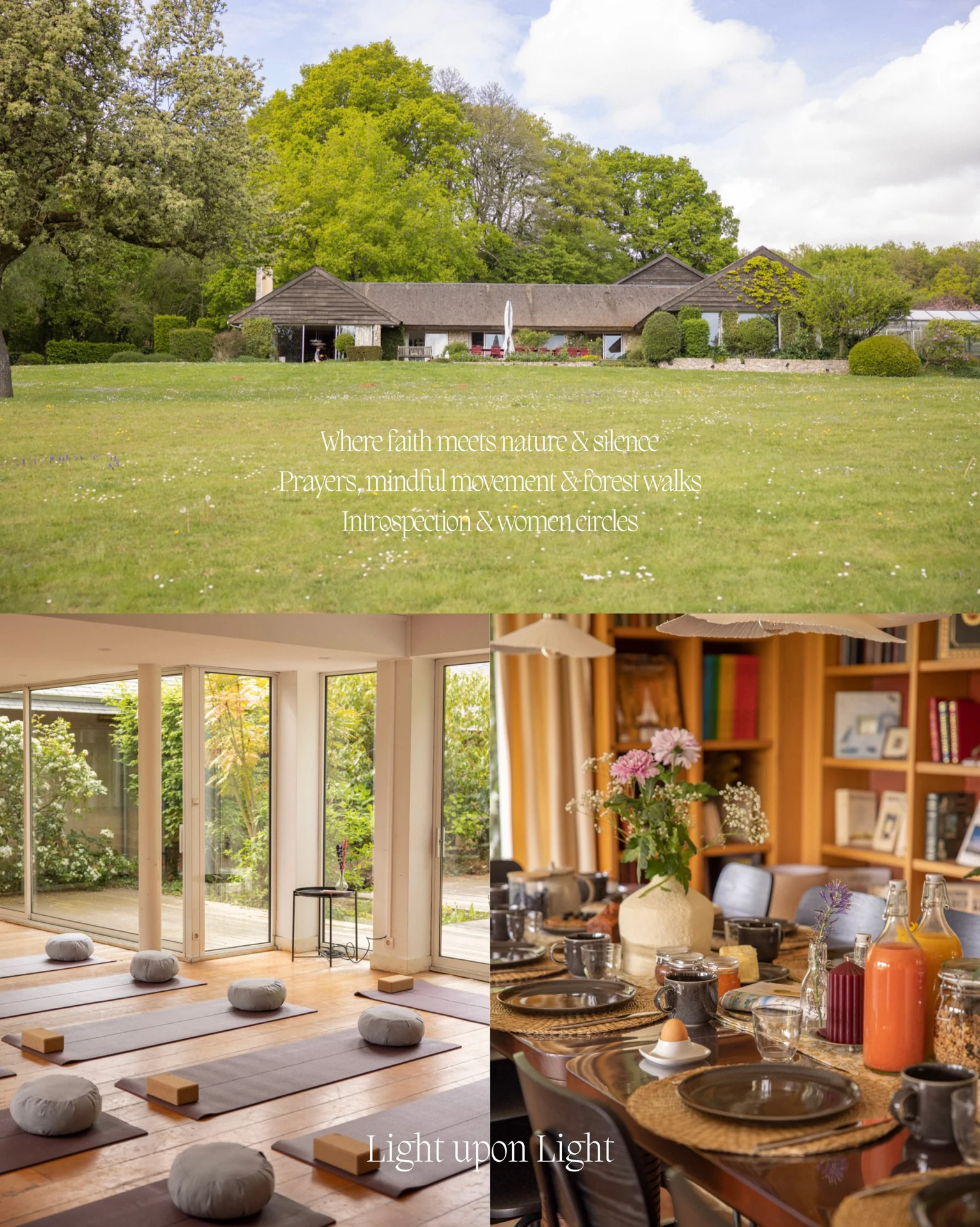 Le jardin, l’espace de pratique et la table en Normandie